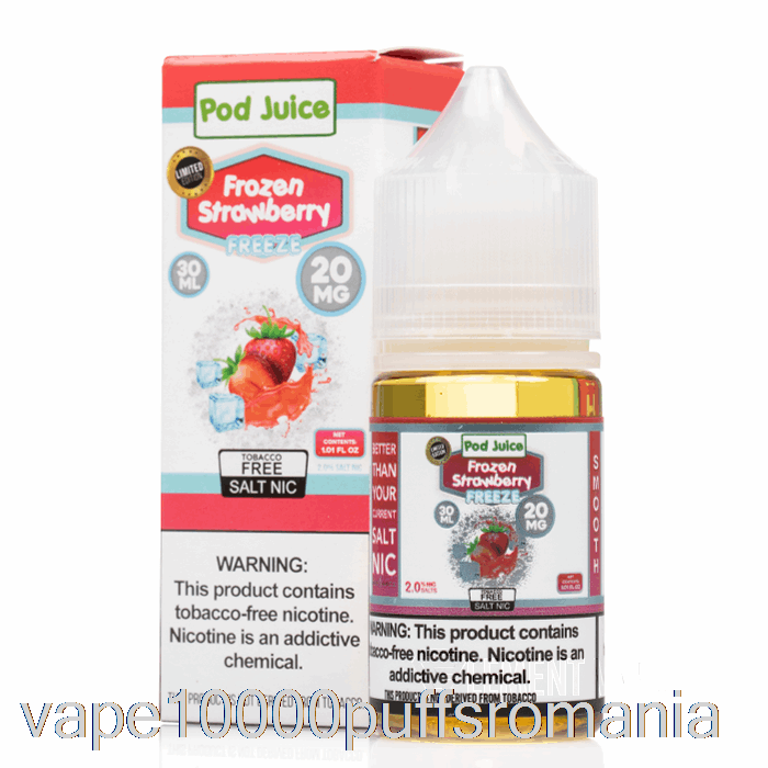 Vape Romania Freeze Congelat Capsuni - Suc De Pastaie - 30ml 20mg